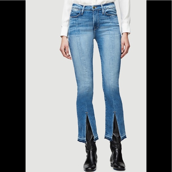 FRAME Le Nouveau Straight Front Split Raw hem 28 - Picture 2 of 15